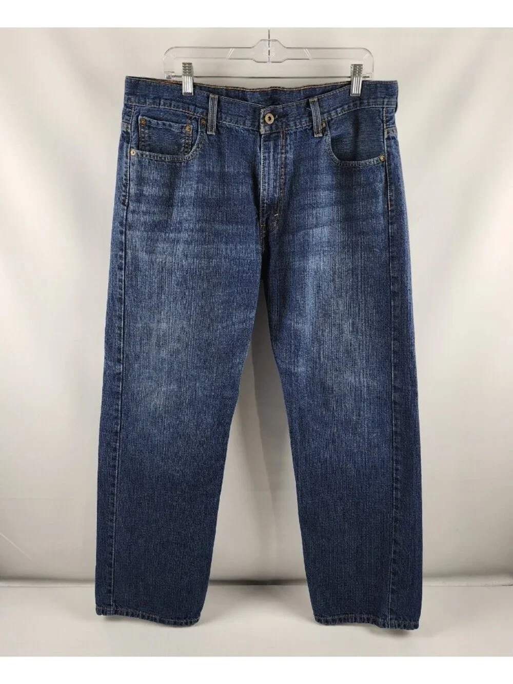 Levis Jeans Mens 36x31 Blue 569 Loose Fit Straight Baggy Denim
